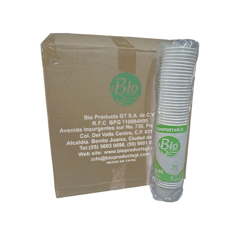 Contenedor Compostable para sopas, salsas y helados Bowl 4 oz