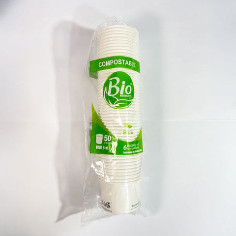 Contenedor Compostable para Salsas, Sopas y Helados Bowl 8 oz