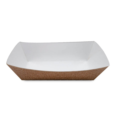 Charola Compostable de Cartón rectangular #500