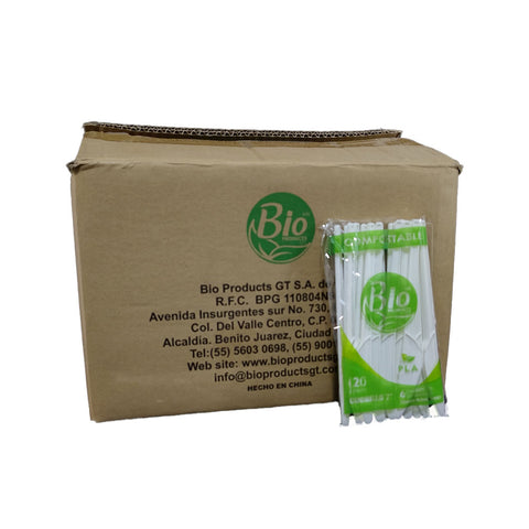 Cuchillo Compostable de PLA 7″