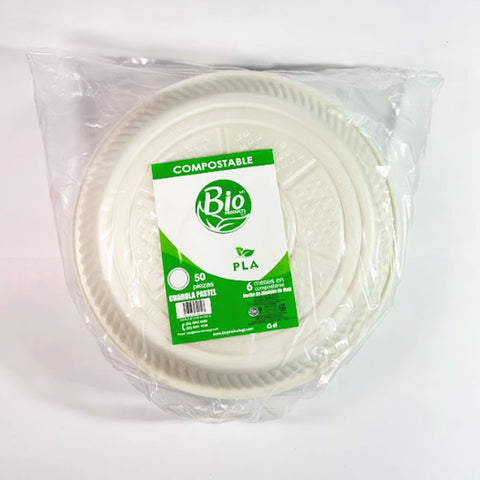 Charola Blanca para Pastel de PLA