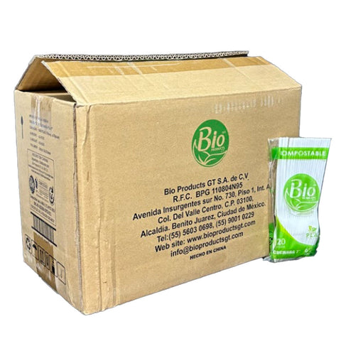 Cuchara Compostable de PLA 7″