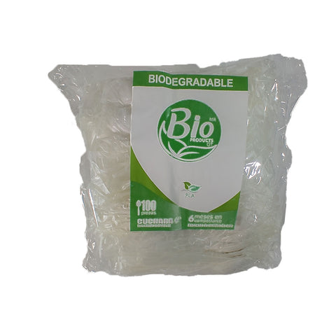 Cuchara 6" PLA Compostable estuchado individual