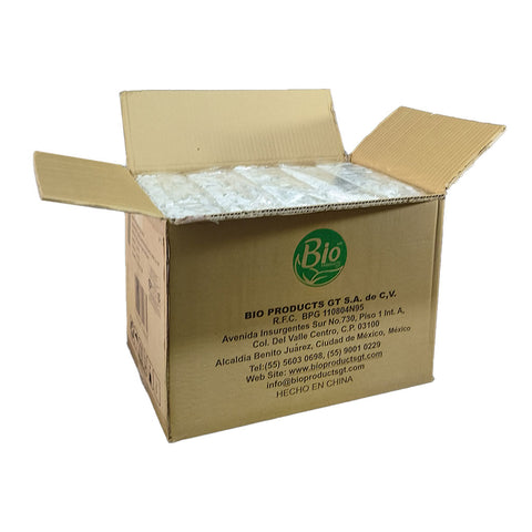 Popote Compostable Blanco 12 mm x 23 cm