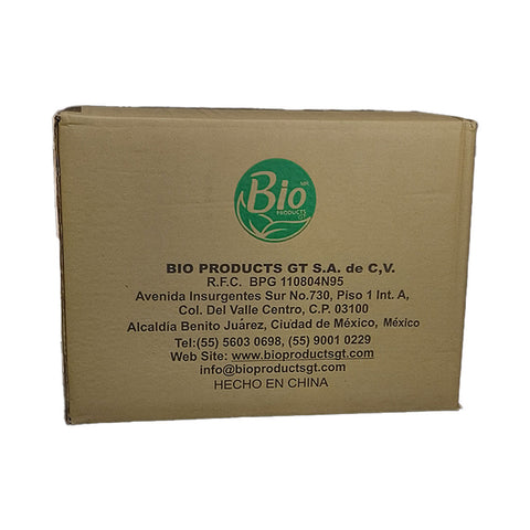 Popote Compostable Blanco 12 mm x 23 cm