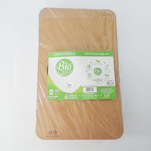 Porta Vasos de Cartón Compostable para 2 bebidas
