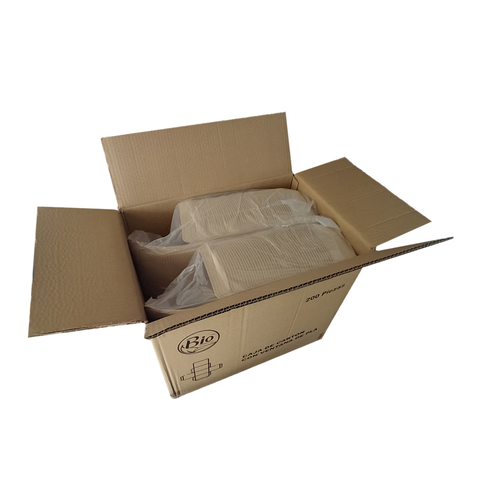 Caja Compostable de Cartón Con Ventana de PLA 65''
