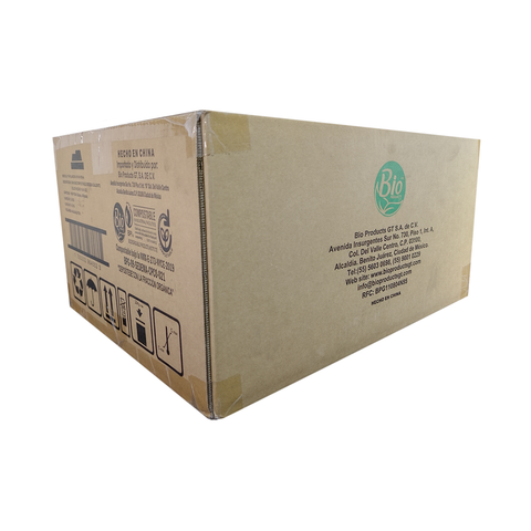 Tapa Compostable para Bebida Caliente Negra 10-16 oz