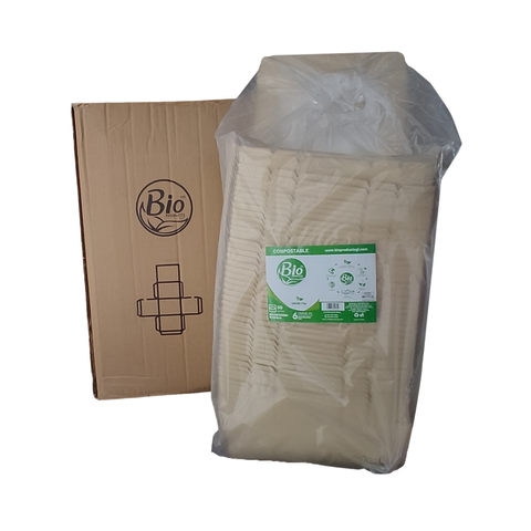 Caja Compostable de Cartón Con Ventana de PLA 26''