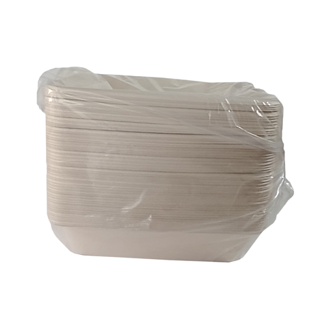 Contenedor Bagazo de Trigo 1000 ml Cuadrado sin División
