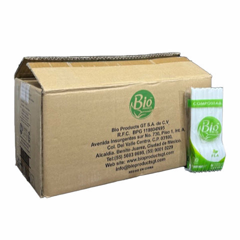 Tenedor Compostable de PLA 7″