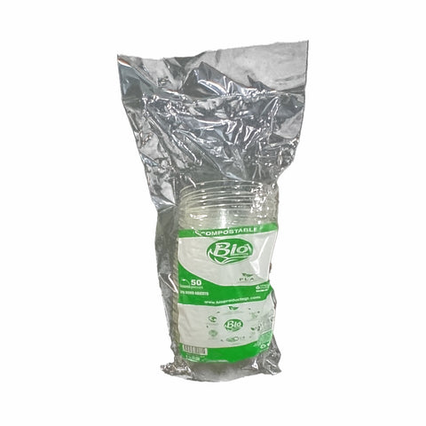 Tapa Compostable para Vaso. Domo abierto, tamaño de 8 a 24 onzas