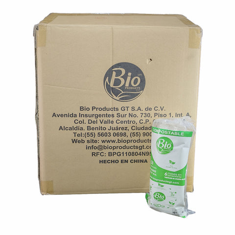 Tapa Compostable de PLA de 4oz