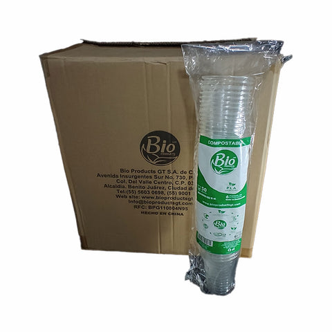 Vaso Compostable para Bebida Fría de 16 a 18 oz