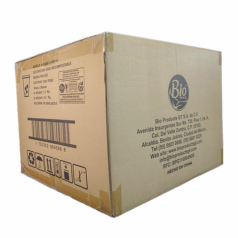 Vaso Compostable para Bebidas Frías de 9 oz