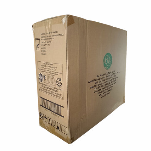 Vaso Rojo Compostable para Bebida Fría de 16 oz