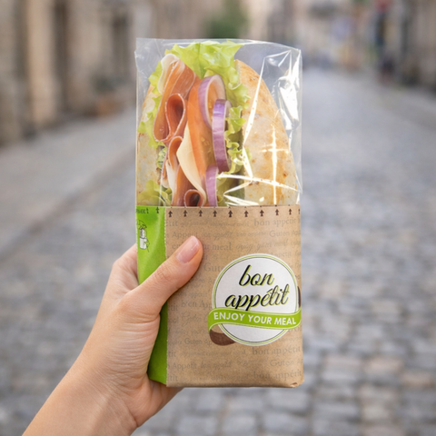 Bolsa Snack de Papel para Panini 21.5×7.5 cm