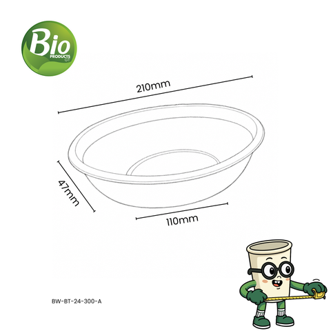 Bowl de Bagazo de Trigo 24 oz