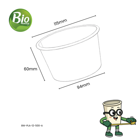 Bowl de 12 oz Papel+PLA