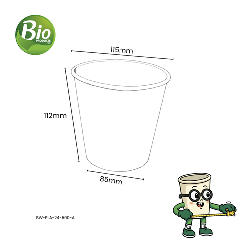 Bowl de 24 oz Papel+PLA