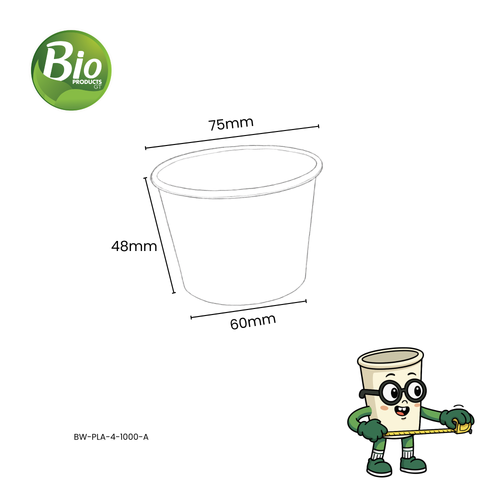 Bowl de 4 oz Papel+PLA