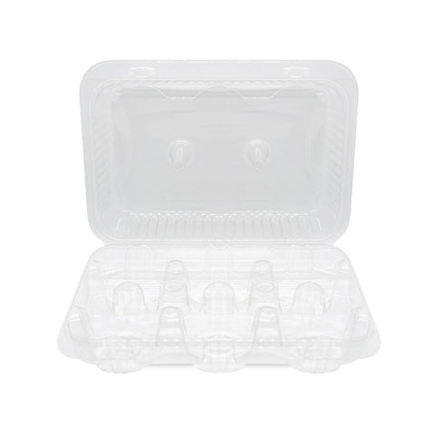 Contenedor Domo PLA Compostable para 6 Cupcakes