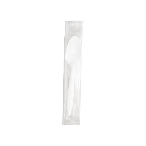 Cuchara 6" PLA Compostable estuchado individual