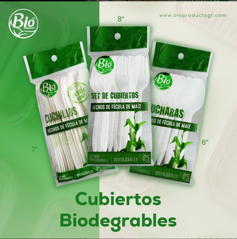 Cuchillo Compostable de PLA 6″