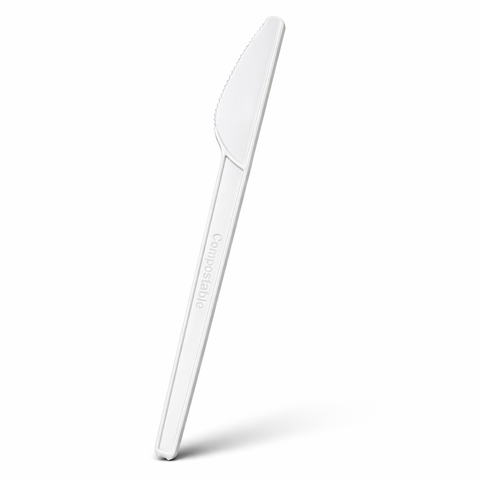 Cuchillo Compostable de PLA 7″