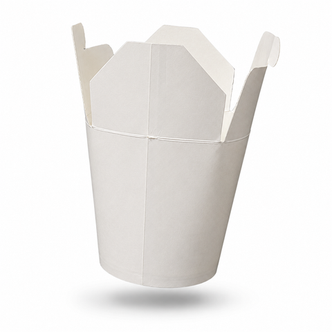Contenedor Redondo de Papel + PLA 26 oz