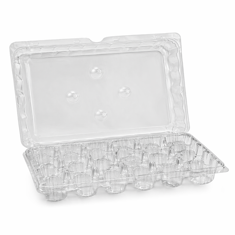 Contenedor Domo para 24 Cupcakes de PLA
