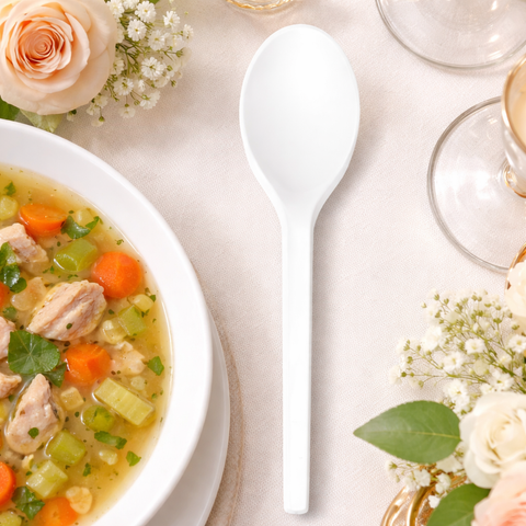 Cuchara 6" Compostable de PLA