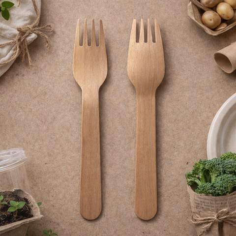 Tenedor de Madera 16 cm