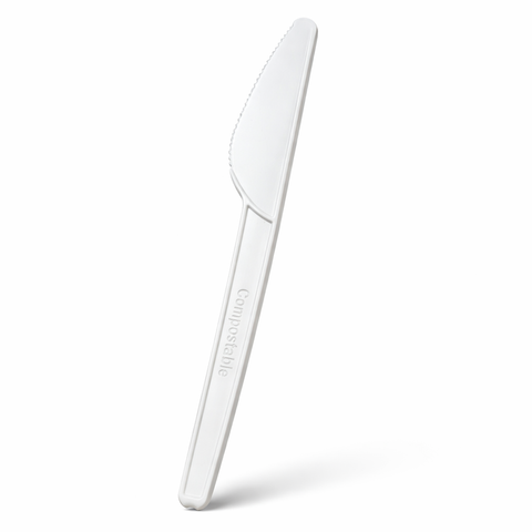 Cuchillo Compostable de PLA 6″