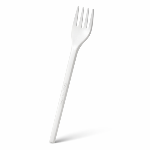 Tenedor Compostable de PLA 6"