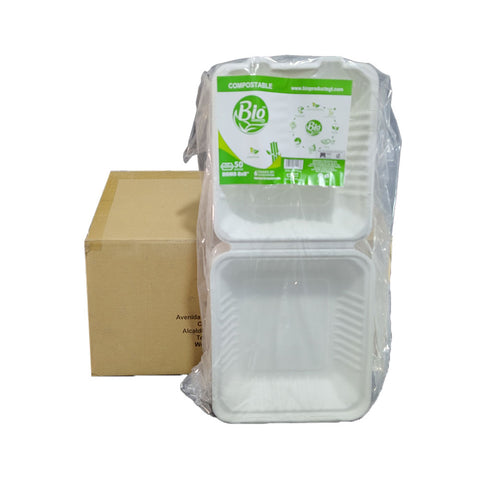 Contenedor Domo Bagazo de Caña 8×8” sin División