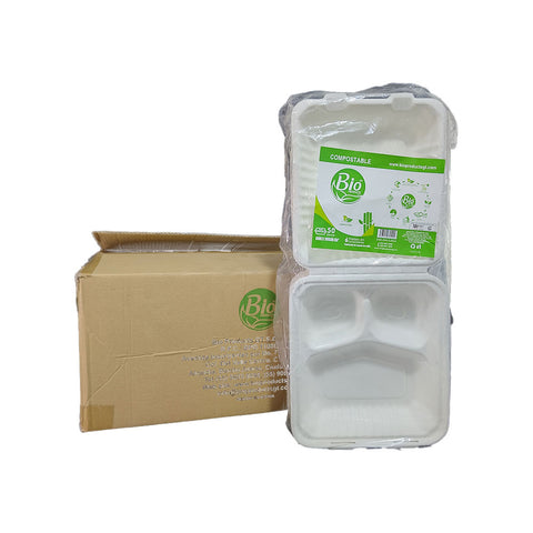 Contenedor Domo Bagazo de Caña 8×8” con División