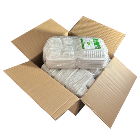 Domo Biodegradable Fécula de Maíz  8x8  3 Div.