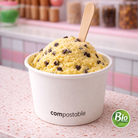 Bowl Compostable 12 oz Papel+PLA