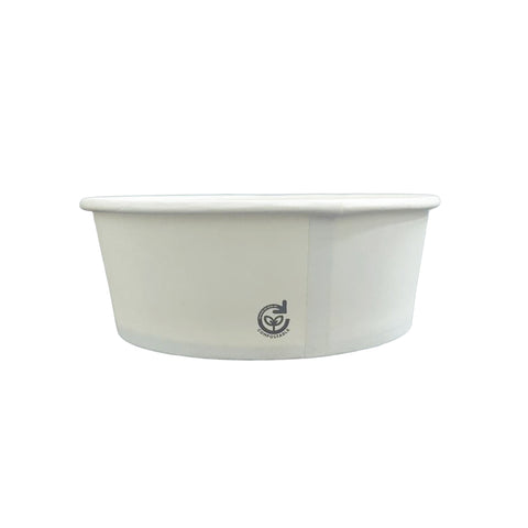 Bowl Ensaladera 16 oz para Comida para Llevar | Contenedor de Papel con PLA Bio Products