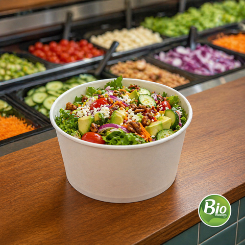 Bowl Ensaladera de Papel + PLA 32 oz