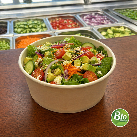 Bowl Ensaladera de Papel + PLA 24 oz