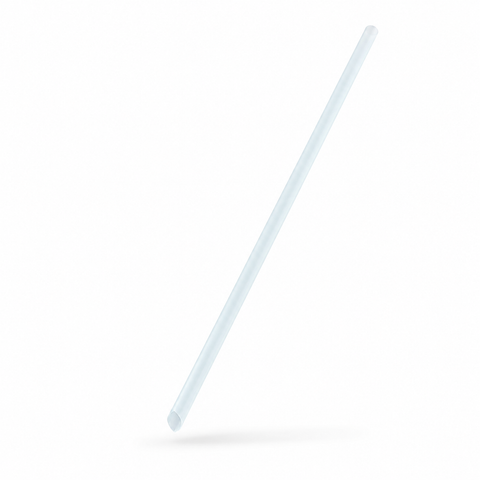 Popote Blanco de PLA 23 cm x 6 mm