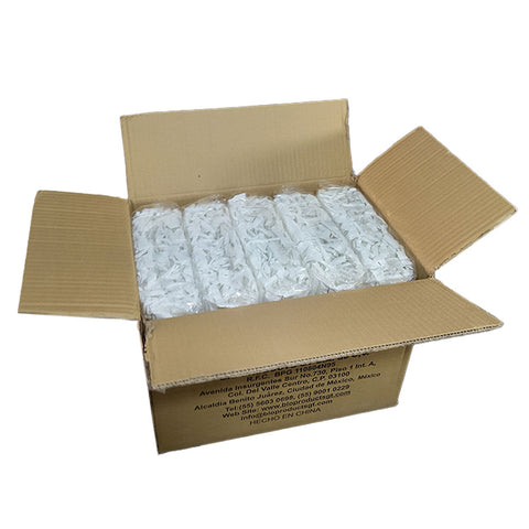 Popote Compostable Blanco 12 mm x 23 cm