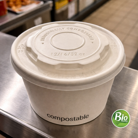 Tapa de PLA para Bowl 12 a 32 oz