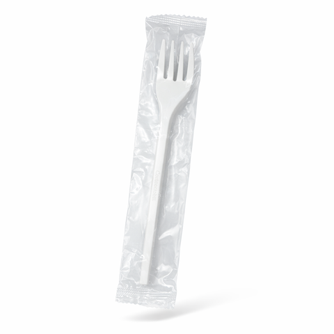 Tenedor de PLA 6" Estuchado Individual
