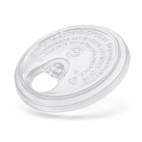 Tapa Drink Transparente de PLA para Vaso 9 a 24 oz