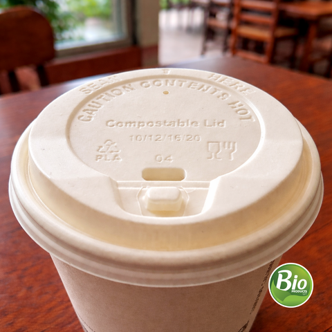 Tapa de PLA para Vaso 10-16 oz Abre y Cierra