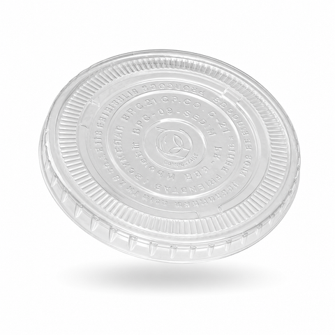 Tapa Transparente de PLA para Vaso 32 oz con Orificio