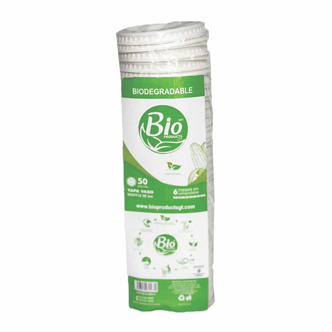 Tapa Compostable Vaso Souffle de 2 oz